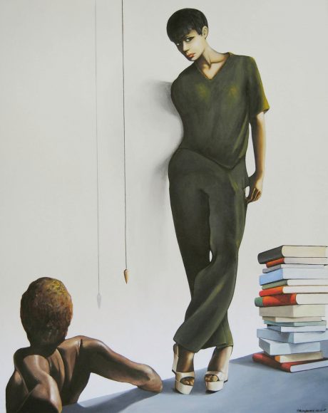 - truth finding - Öl auf Leinwand Größe 160x130 cm